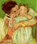 Mary Cassatt, moder och barn